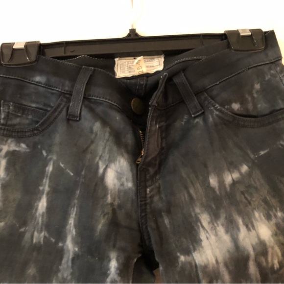 Current/Elliott size 25 black tie dyed jeans - Picture 2 of 6
